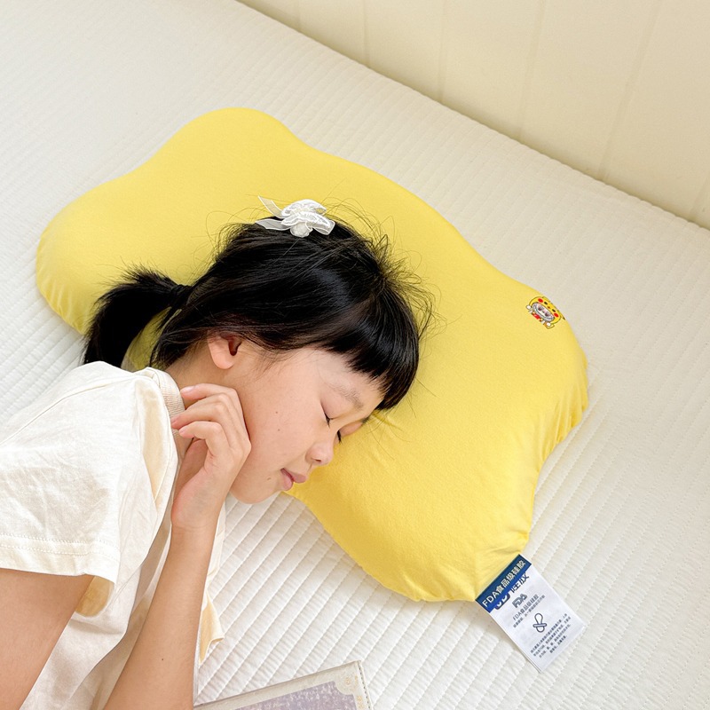 Classe A nube de silicona para niños jardín de infantes para estudiantes individuales almohada de cuello suave siesta almohada especial para dormir