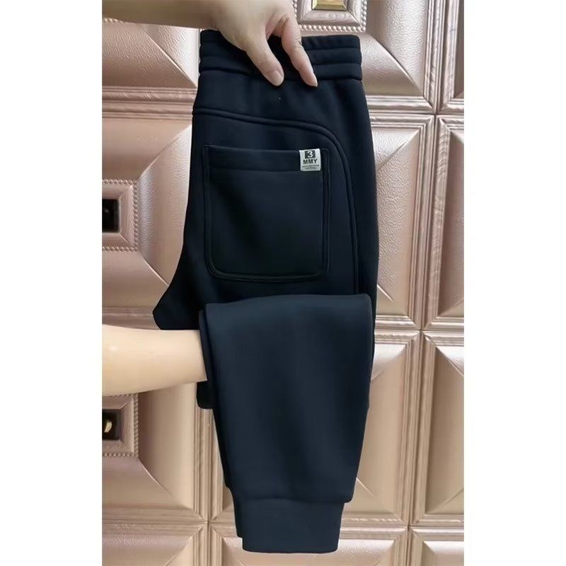Men's Casual Pants Autumn and Winter Fleece Thick Versatile Jogger Sweatpants Trendy Elastic Waist Harem Pants Men's Casual Pants Autumn and Winter Fleece Thick Versatile Jogger Sweatpants Trendy Elastic Waist Harem Pants