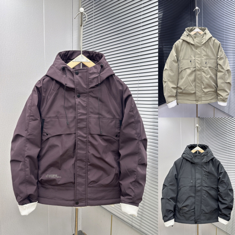 퍼플 코튼 안감, 초겨울 스타일