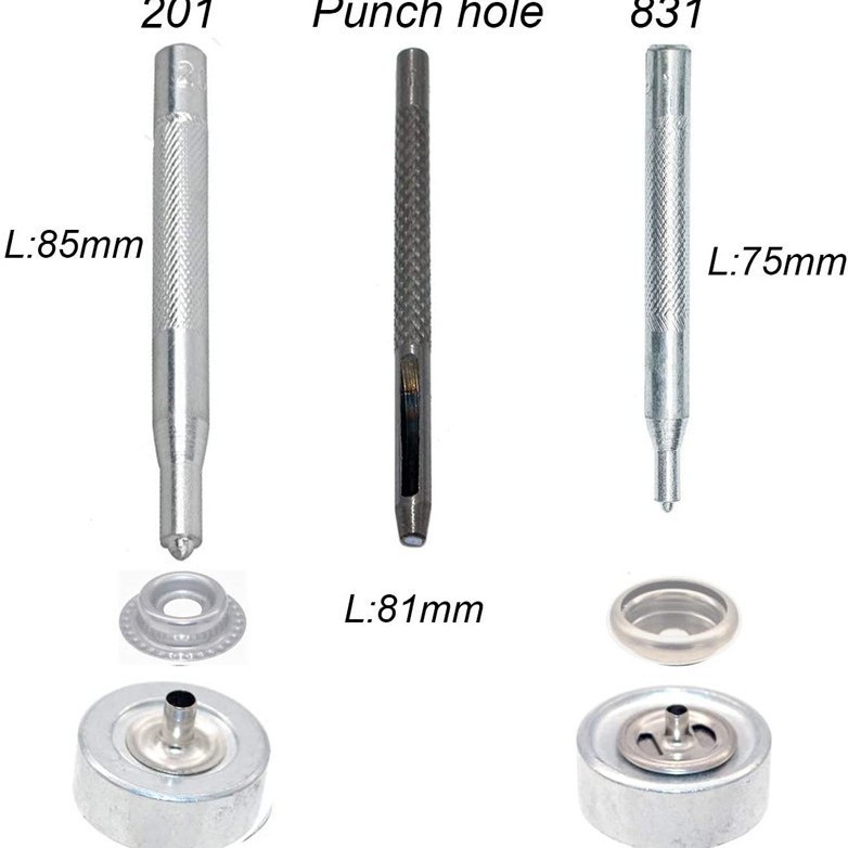 72 unidades 15mm de acero inoxidable gran hebilla blanca + 4 unidades herramientas de la nave a presión de metal botón a presión de suministro transfronterizo
