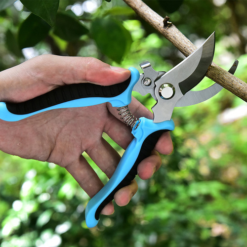 Garden tools fruit tree pruning shears flower art grafting gardening shears factory stainless steel thick branch shears branch scissors