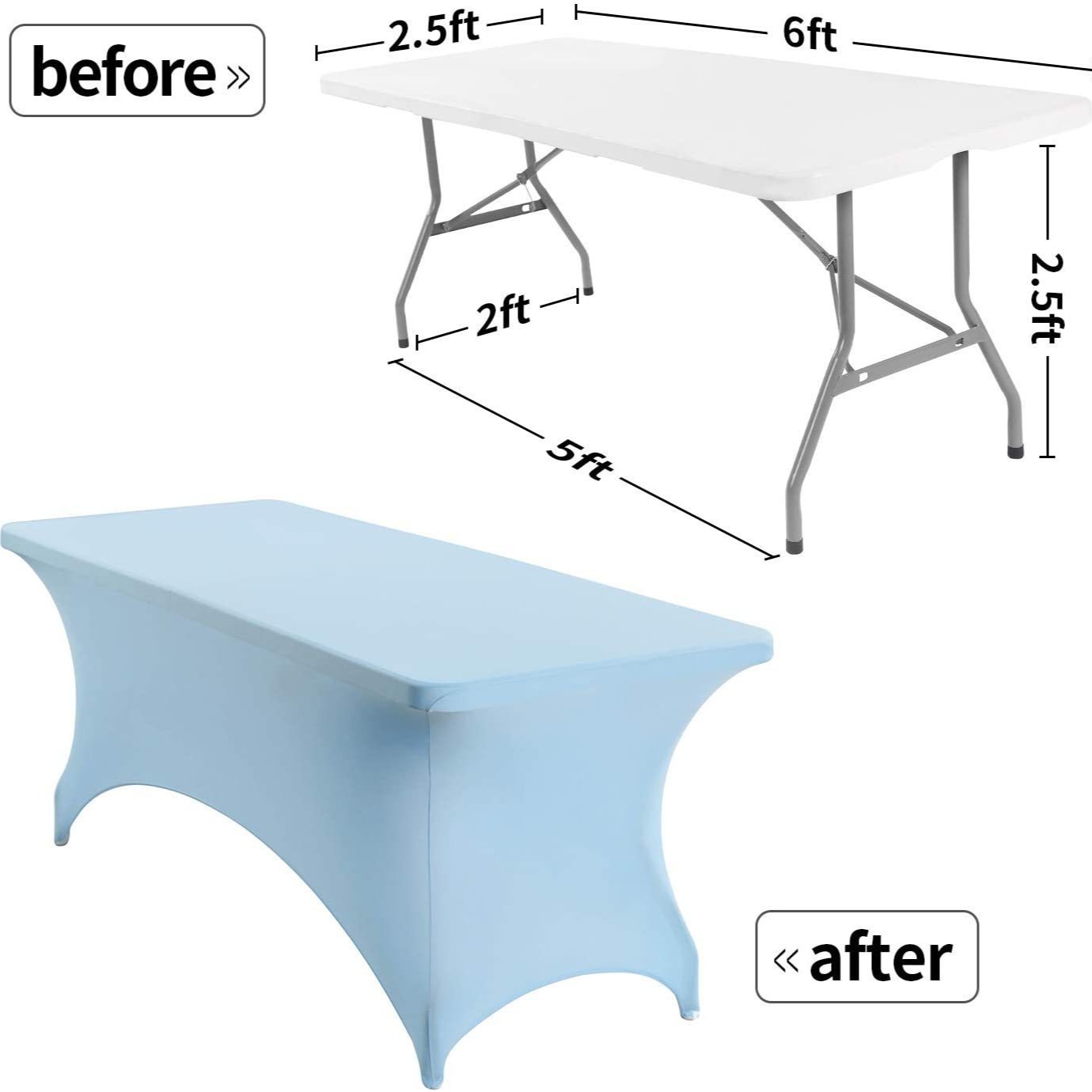 Cubremesa elástico de seda de leche - Modelo todo incluido, venta caliente transfronteriza