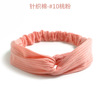 Knitted demi-season headband, hair accessory, European style, Korean style