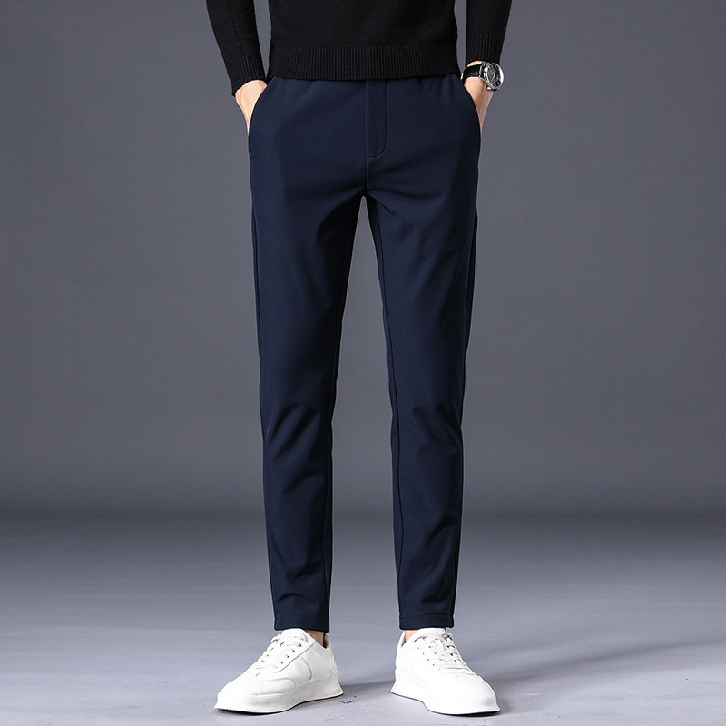Men's silk sports thin quick dry trousers