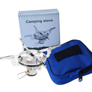 Big Fire Disc Outdoor Camping Gas Stove Head with Zipper Waist Pack