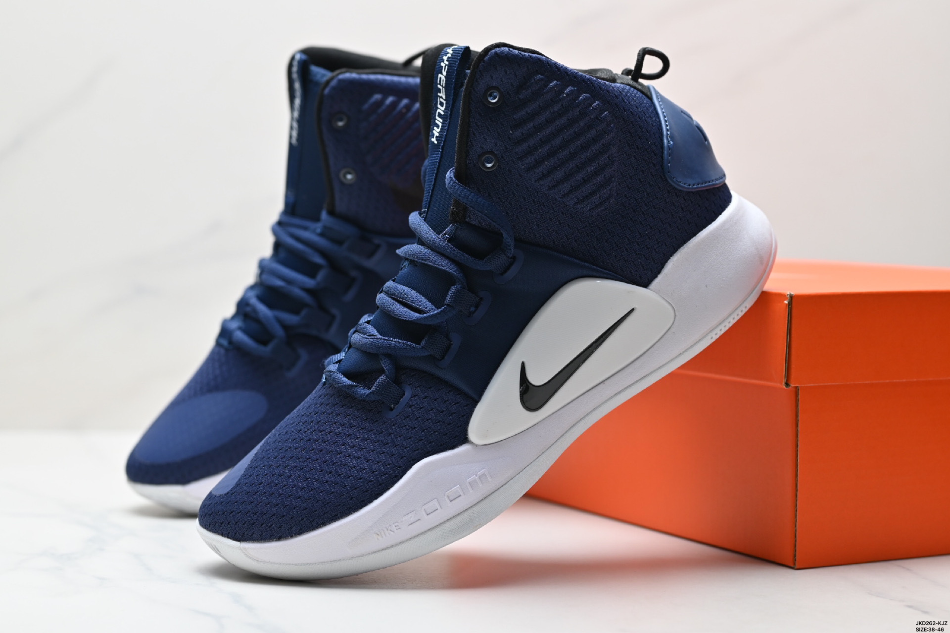 Zapatillas de baloncesto de combate real seemax Hyperdunk X 10 amortiguación hombres y mujeres entrenamiento deportivo zapatos casuales HD2018