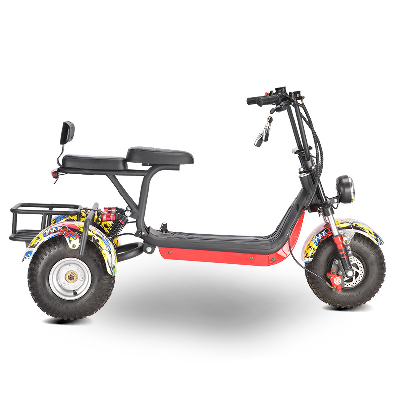 Eec Dot Adult Mobility Scooter Three-Wheeled Motorcycle Harley Electric Vehicle Hm-6 Cross-Border Overseas Warehouse Direct Delivery