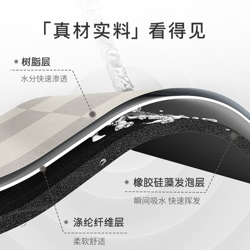 Diatom mud bathroom entrance non-slip floor mat bathroom door water-absorbent entrance door foot mat bathroom toilet carpet