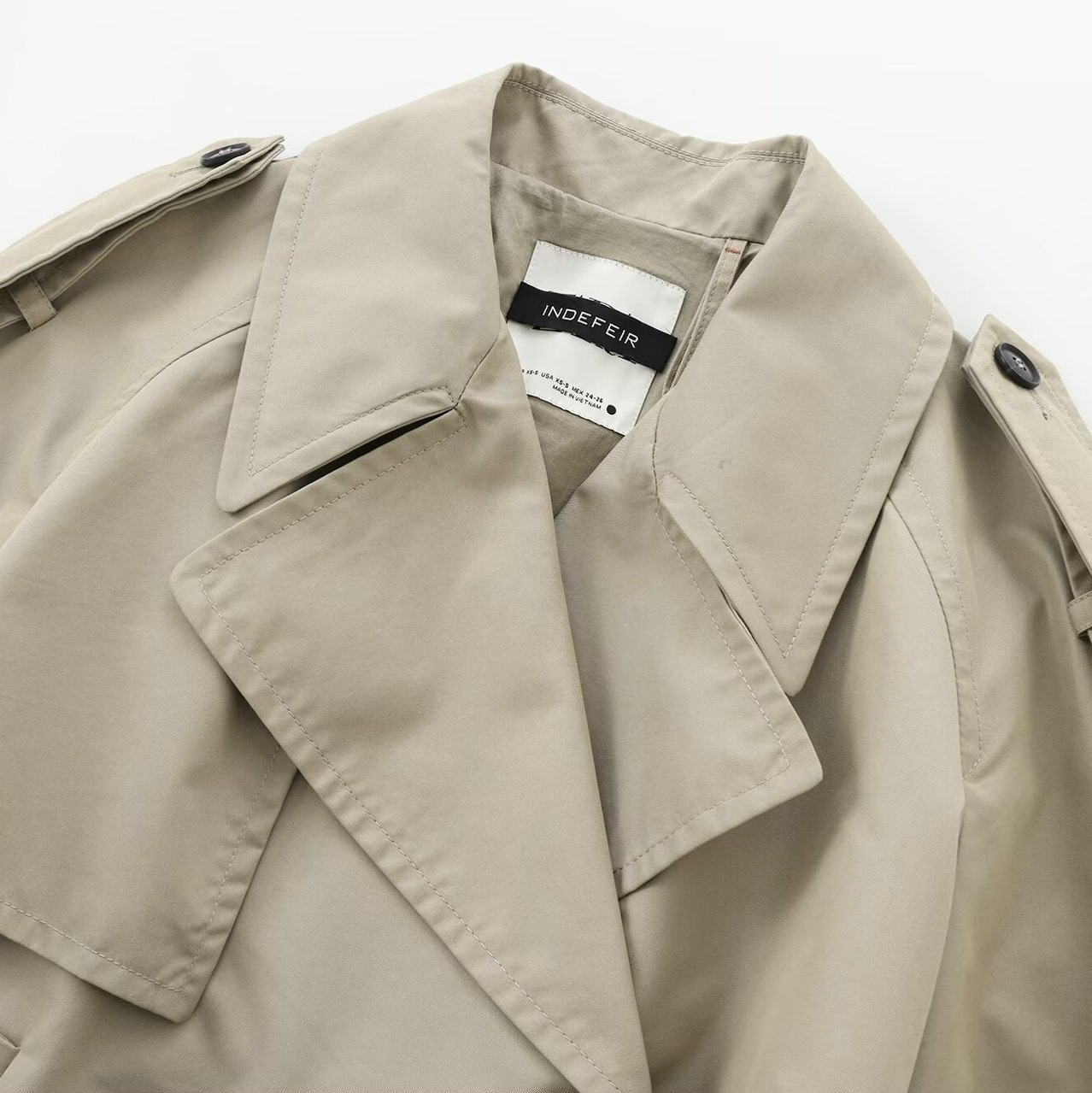 Damkläder 2024 höst/vinter ny gatumode kort vindjacka_voghion.com