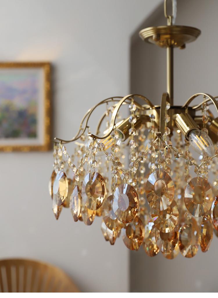 Full Spectrum Eye Protection Romantic Crystal Chandelier