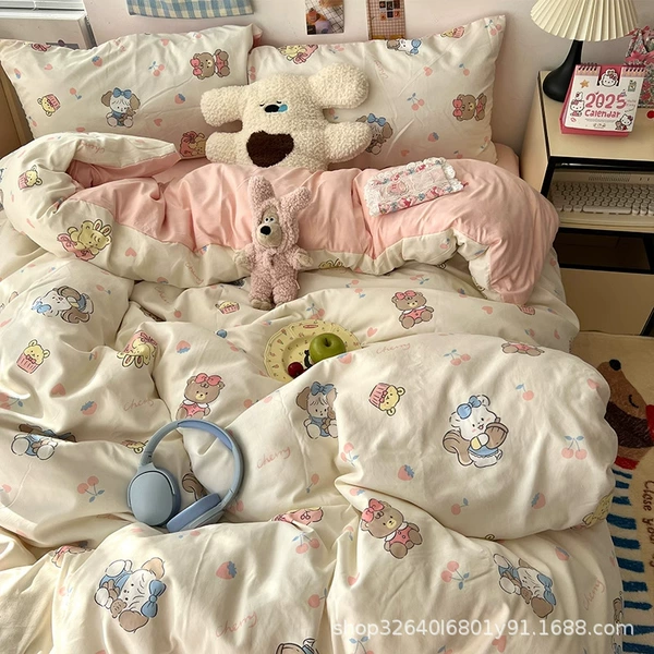 Cherry cute [A-type fabric, soft and non-pilling]