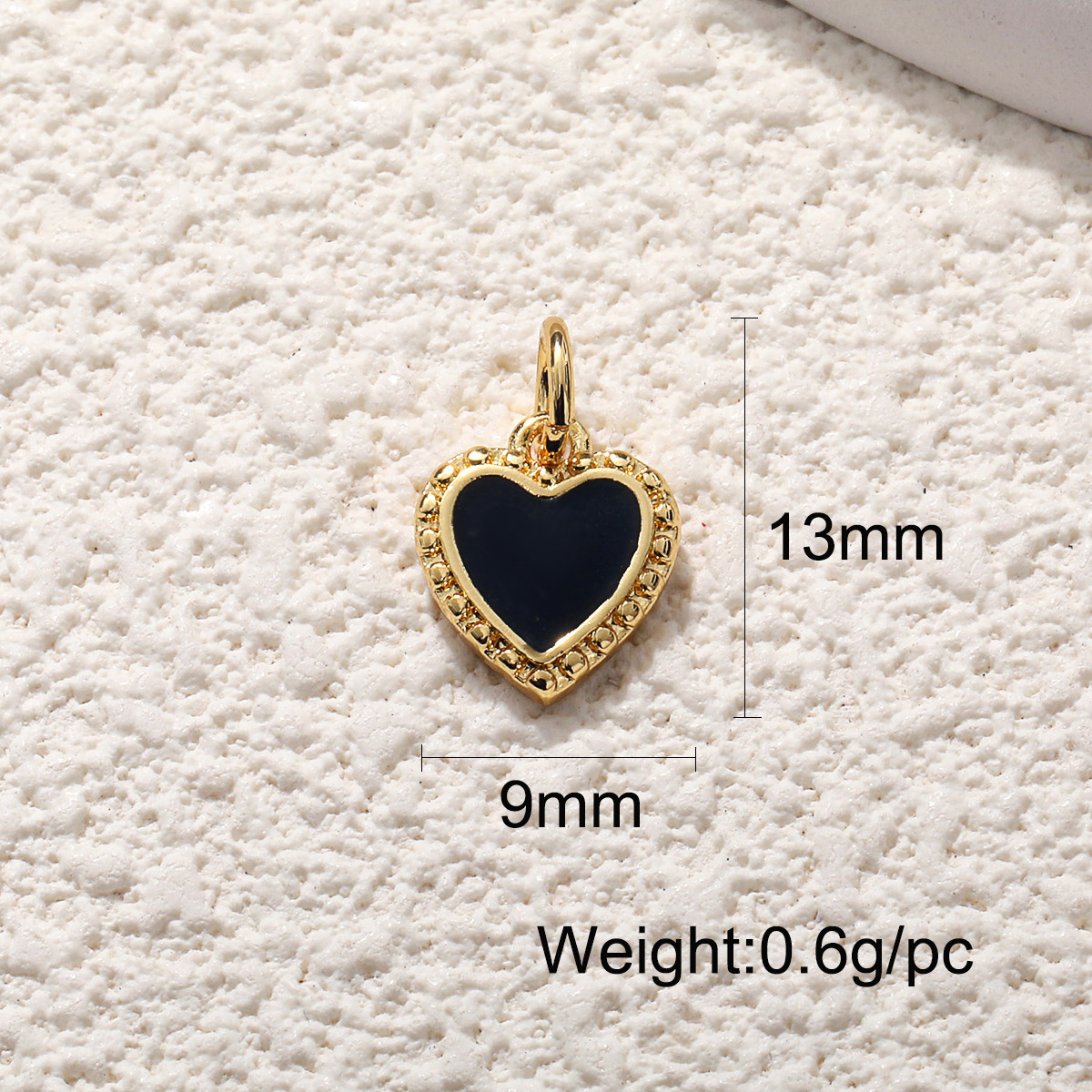 2g Weight Pendant Jewelry Making Type 1 Piece Quantity Holiday, Daily Occasion Copper Material Geometric, Heart Shape Pattern Unisex Gender Plating Design Retro Style 1 Piece Copper Geometric Heart Shape Pendant 无