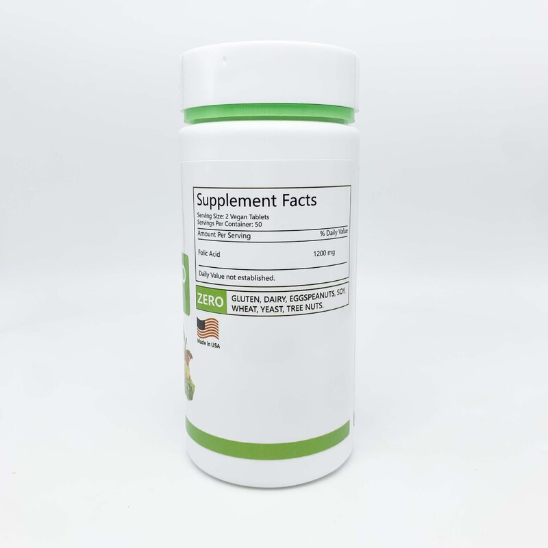 国境を越えたビタミン サプリメント タブレット 葉酸タブレット FOLIC ACID ビタミン葉酸 サプリメント タブレット|undefined
