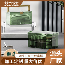 厂家定制代加工透明手提医药箱小型药品便携式收纳盒医疗箱口罩盒
