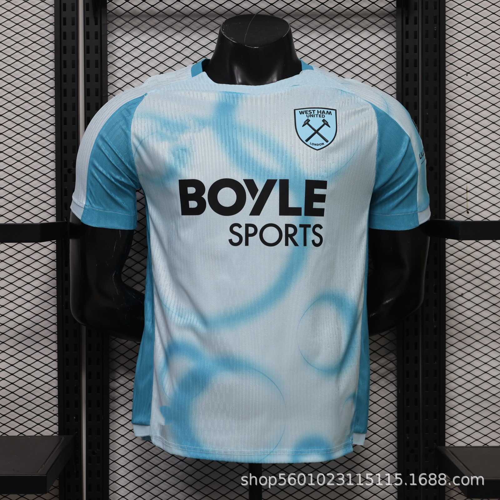 New Balance x West Ham United 2026/27 Third Bubble Jersey Pale Bleach Blue