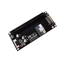 SFF-8654 8i转 PCIe 4.0 x16外接显卡转接卡adapter