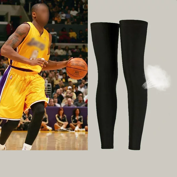 Burton Sports Breathable Sun Protection Knee Pads and Leg Guards for Outdoor Basketball Sports, Moisture-Wicking and Sweat-Wicking Lycra Anti-Collision and Shock-Absorbing