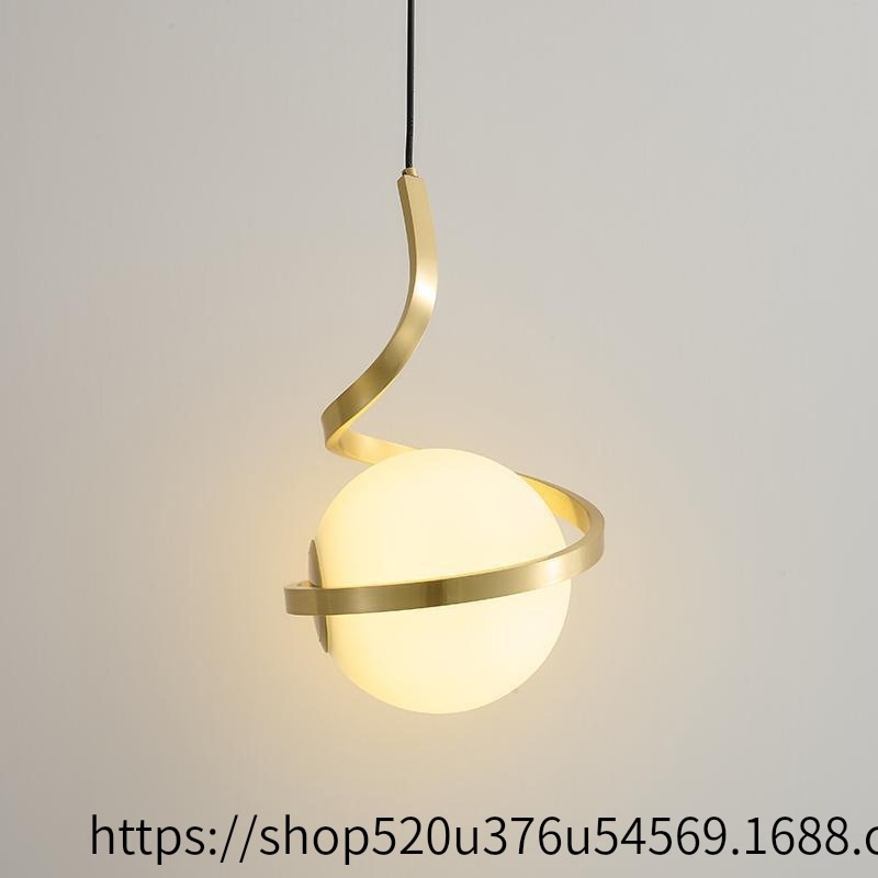 跨境热销北欧现代床头吊灯创意个性客厅餐厅吧台网红LED小吊灯