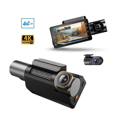 Cross-Border Four-Lens 4g Remote Monitoring Driving Recorder 4K High-Definition Adas Warning System Fleet Management Mobile Phone Connectivity (Driving recorder)