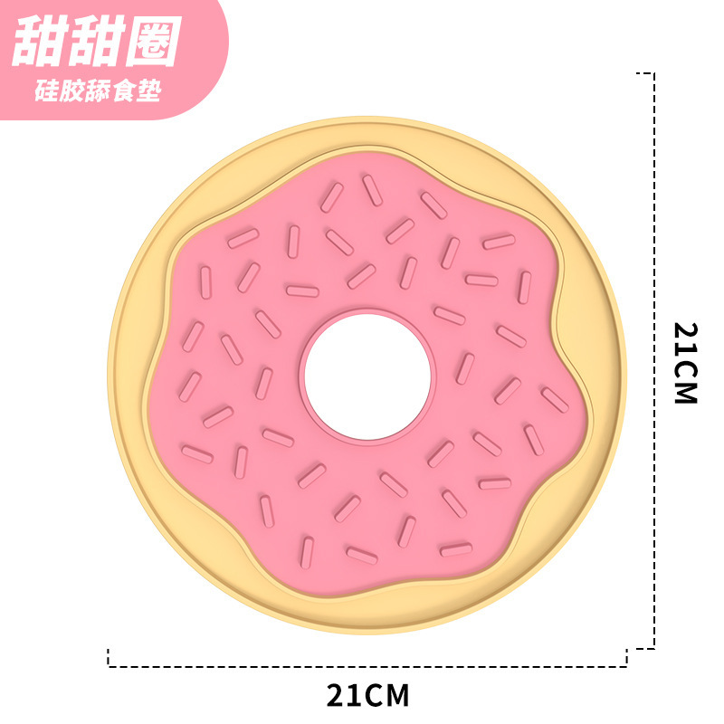 Tapete de Silicona para Mascotas, Popular en el Extranjero, para Alimentación Lenta, Suministros para Perros, Tapete para Lamer, Comedero para Gatos con Ventosa, Plato para Lamer para Perros