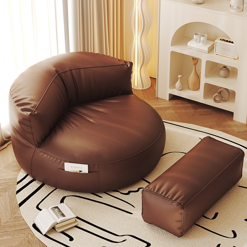 Dormitorio pequeño balcón se puede acostar bolsa de frijoles sala de estar casa tatami casa pequeño sofá red sofá perezoso hoja