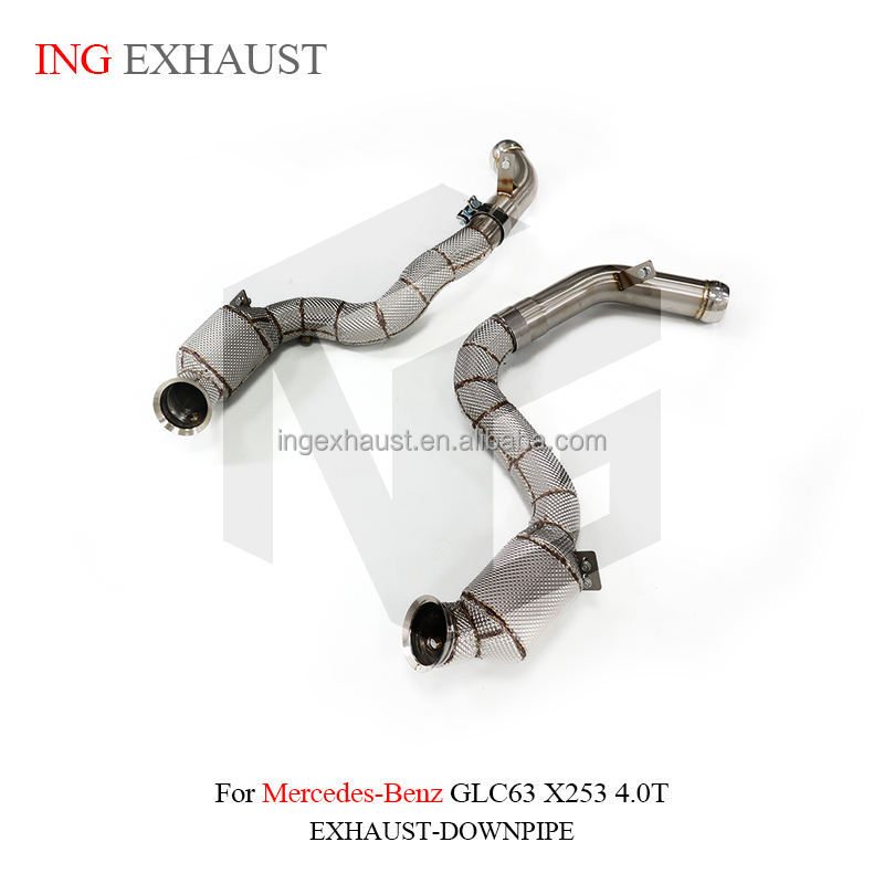 Suitable for Mercedes-Benz AMG GLE63 AMG W166 C292 5.5T with catalytic downpipe and heat shield