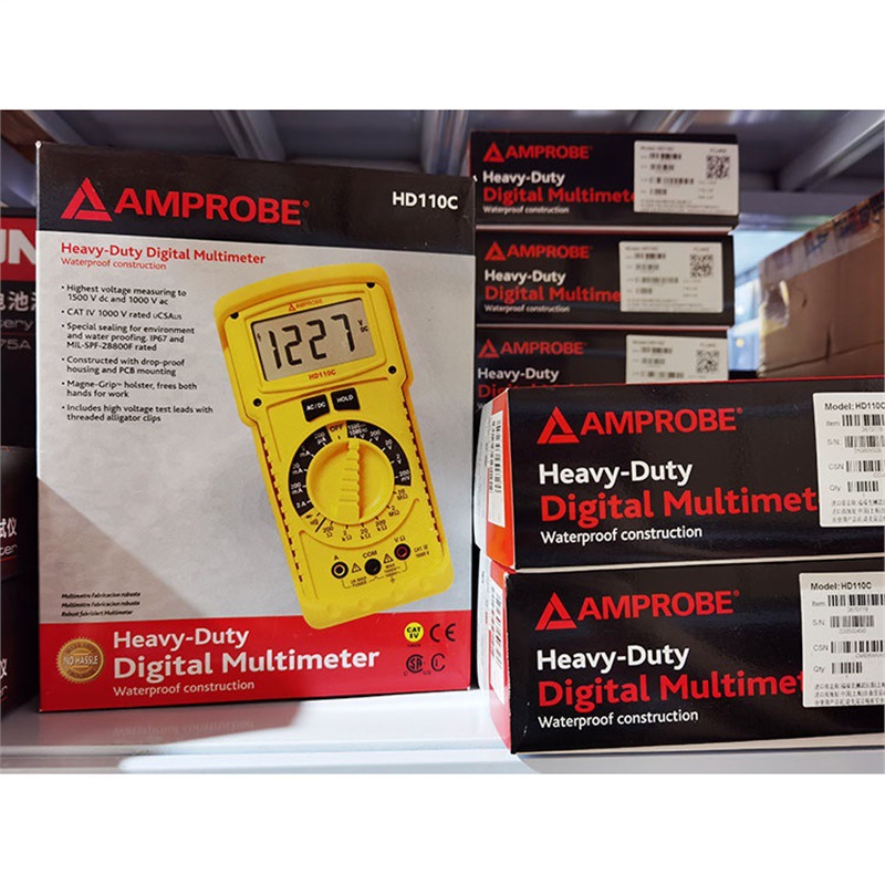 美国安博Amprobe加固型万用表HD110C/HD160C高压万用表防水防尘