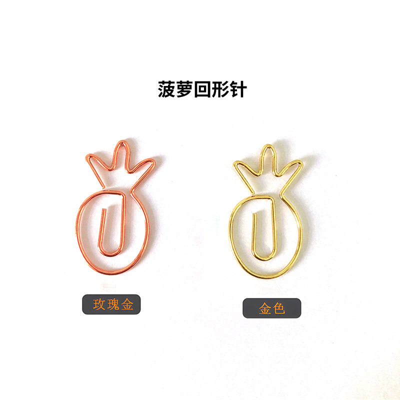 国境を越えて人気のあるオフィスクリップ卸売り異形クリップ紙クリップブッククリップ創造性金色クリップメーカー|undefined