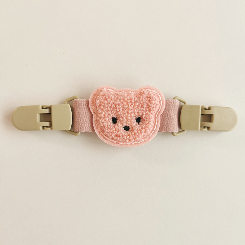 INS estilo coreano clip de suspensión oso pantalones de tirantes para niños clip anti-caída clip de la correa del hombro soporte de la falda de la suspensión antideslizante artefacto de hombro