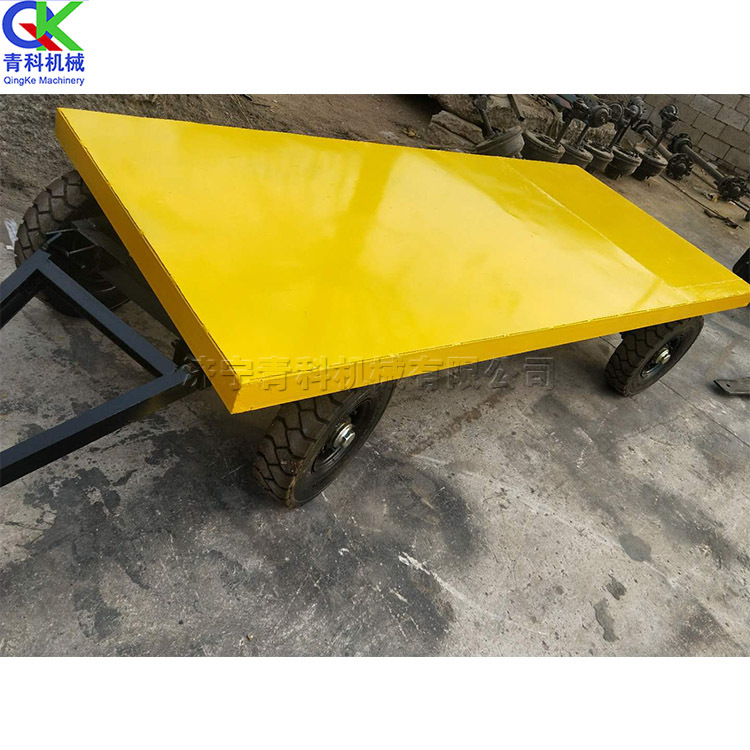 托举牵引装置牵引平板拖车四轮托运搬运车仓库车间搬运车物流台车