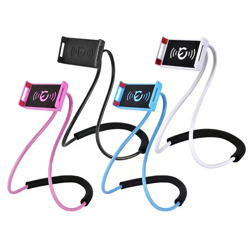 新款创意挂脖子懒人手机支架 磁吸支架床头桌面手机架多功能通用