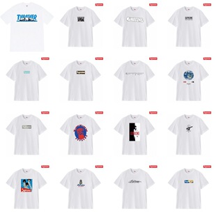 Supreme FW18 Group Tee����Ů�F ӡ��������ʽ����T�� ��Ůͬ��