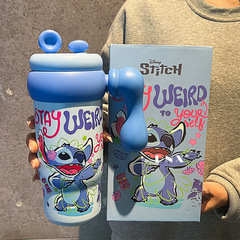 スティッチの新しい良いことピーナッツ保温カップ高顔値水杯オフィスアイスカップカップルカップ誕生日プレゼント