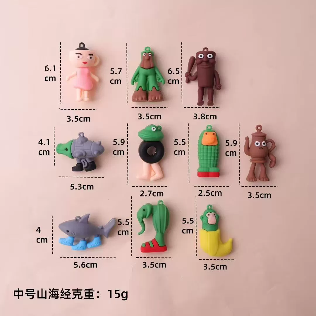 Keychain for students, toy, doll with accessories