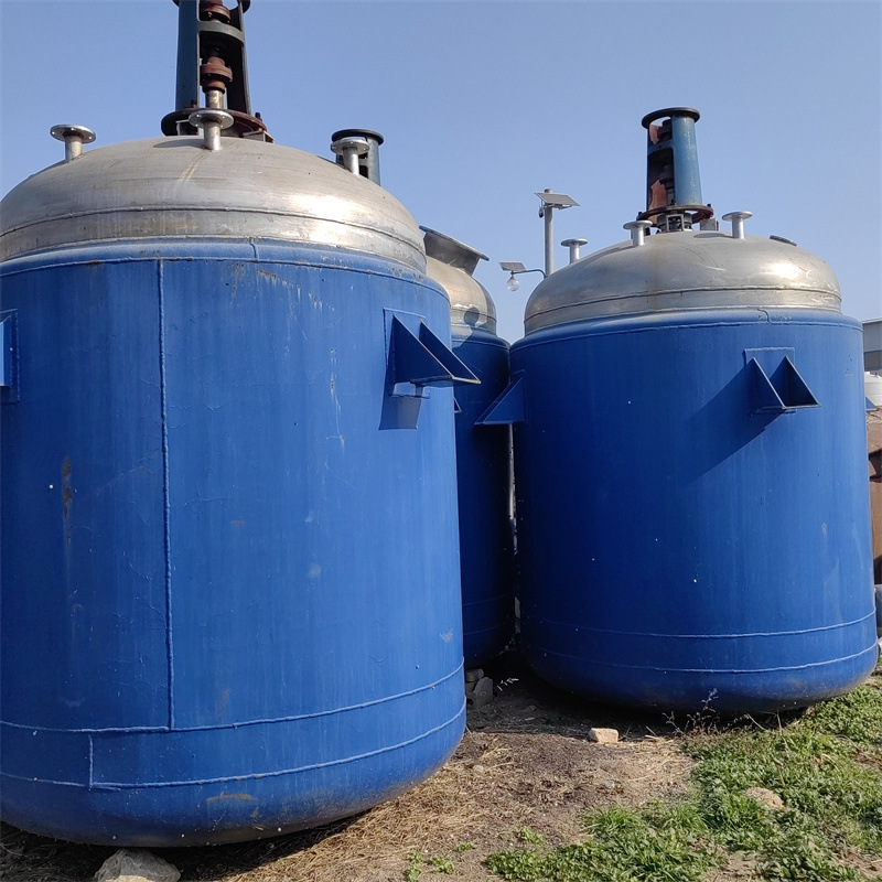 出售立式工业反应罐  二手不锈钢反应釜 二手10吨反应釜