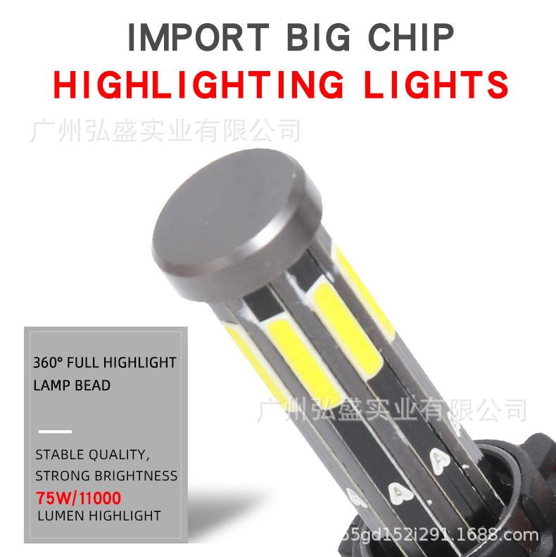 Tcyato Eight-Sided Car Led Headlights 8-Sided 10-Sided 12-Sided 16-Sided 20-Sided Illuminated Led Car Front Headlights