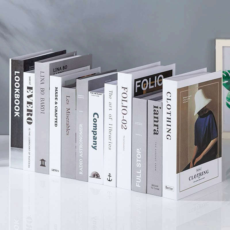 Скандинавский простой стиль фальшивой книги модель Studycop магазин имитационная книжка гостиная офис книжный шкаф креативное оформление книжная лента
