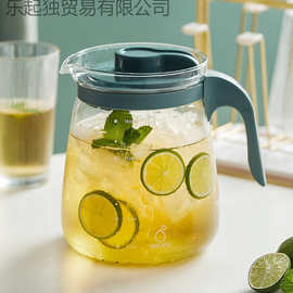 耐高温玻璃冷水壶家用大容量凉白开水壶水瓶杯子套装果汁茶壶北欧