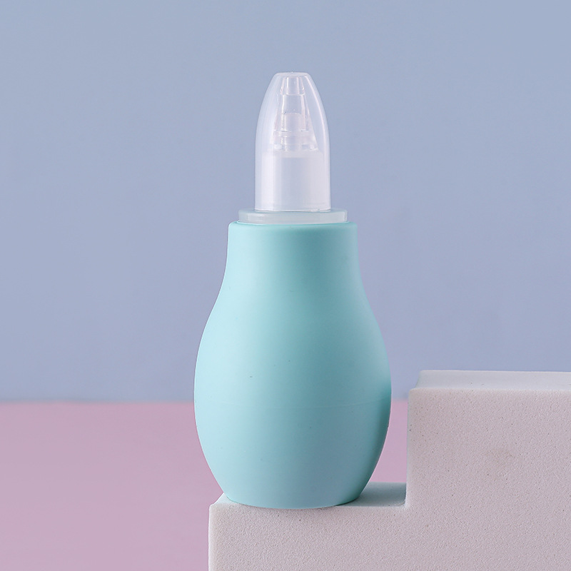 Aspirador nasal manual para bebés mocos congestión nasal suministros para bebés limpiador nasal bomba de silicona aspirador nasal
