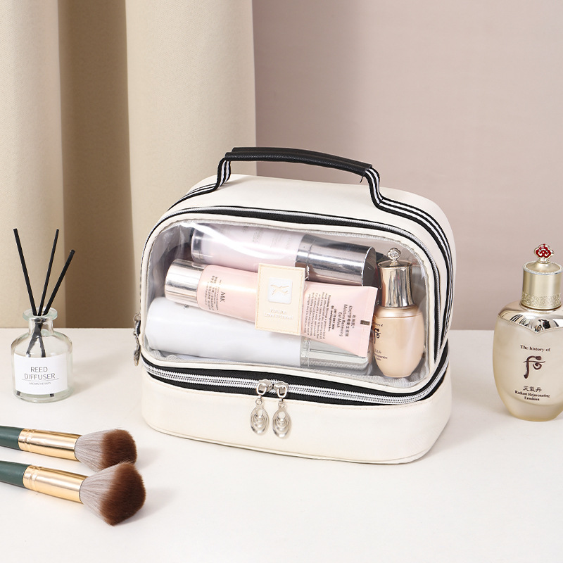 Separación transparente en seco y húmedo-beige