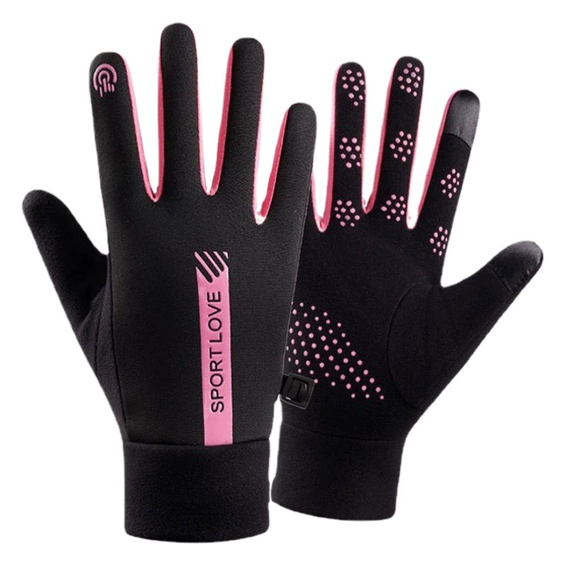 Зимние перчатки для мужчин и женщин, на флисовой подкладке, ветрозащитные, морозостойкие, с сенсорным экраном, нескользящие, для езды на велосипеде, вождения, занятий спортом на открытом воздухе.