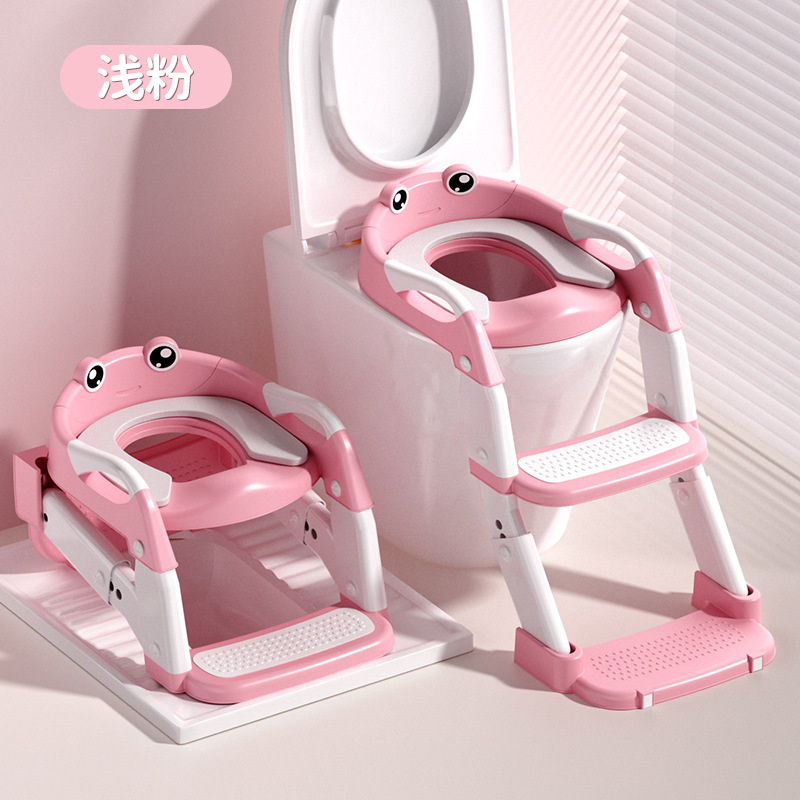 Escalera infantil plegable, inodoro antideslizante multipropósito 3 en 1 para niños y niñas, inodoro