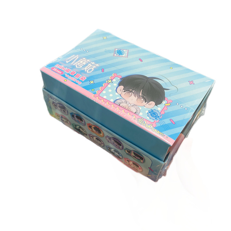 正版授权《小蘑菇》方糖信使系列mini徽章盲抽动漫谷子二次元周边|undefined