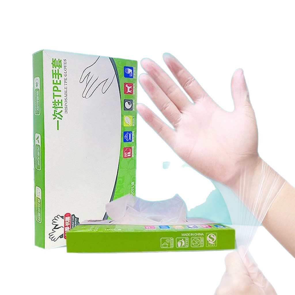 Guantes TPE desechables de película especial de grado alimenticio protector de restauración cocina de horneado limpia tareas domésticas gruesas y duraderas image 6