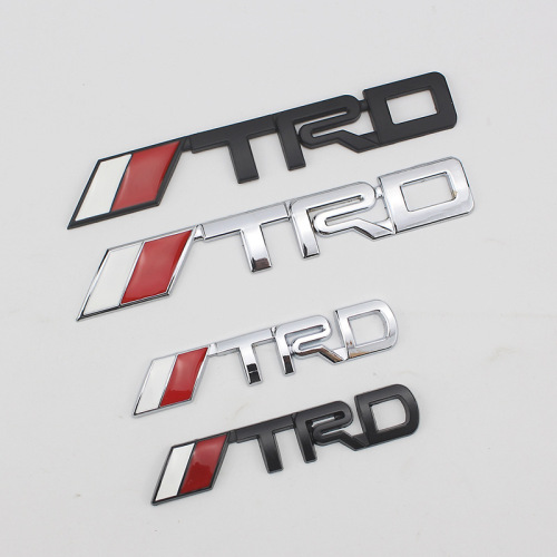 TRD Metal Decal Car Modification Decal 3D Stereo Car Body Decal