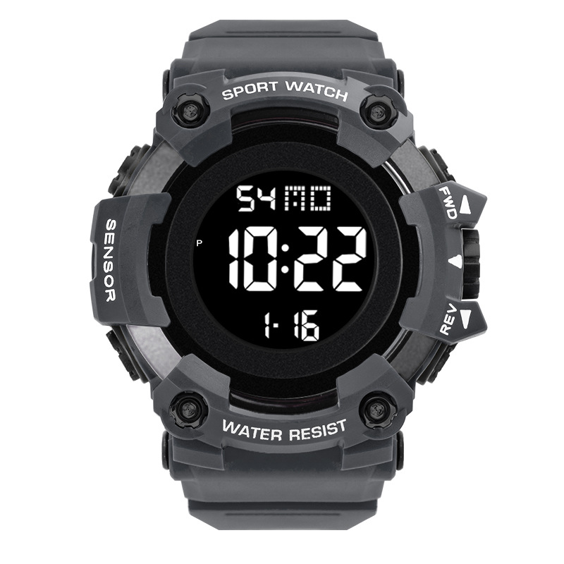 Comercio exterior Popular Deportes al aire libre reloj electrónico de los hombres Estudiante Adulto multifunción alarma luminosa moda reloj electrónico