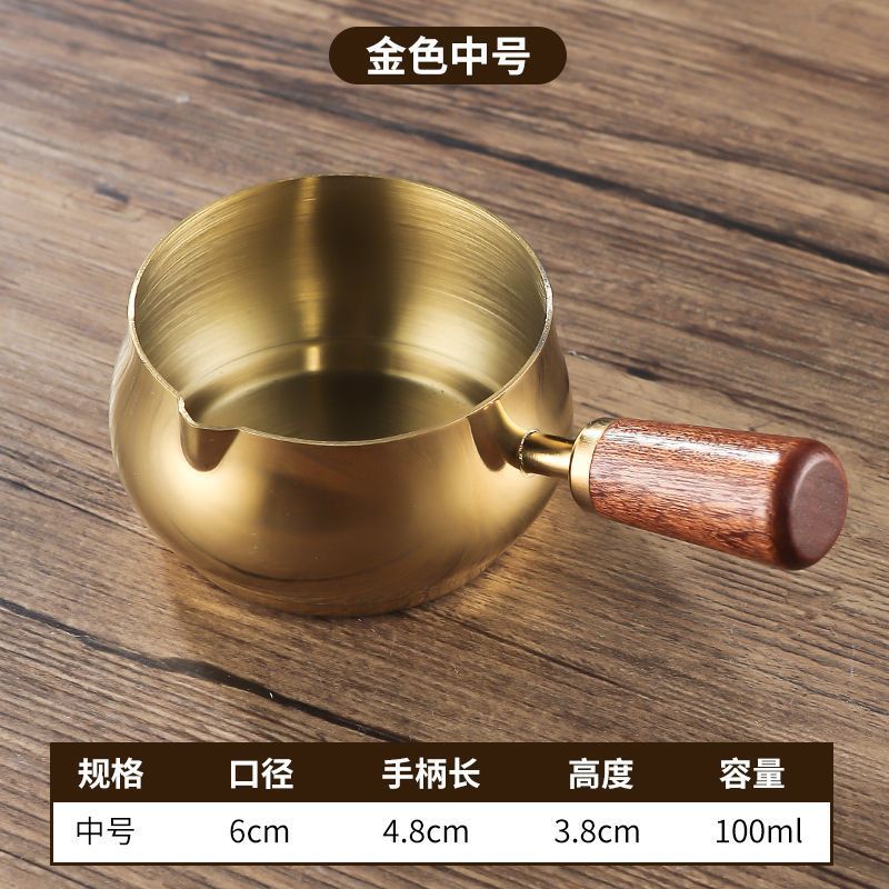 304不锈钢酱汁杯西餐牛排酱料杯木柄调料小碗番茄沙拉蘸酱碟子|undefined