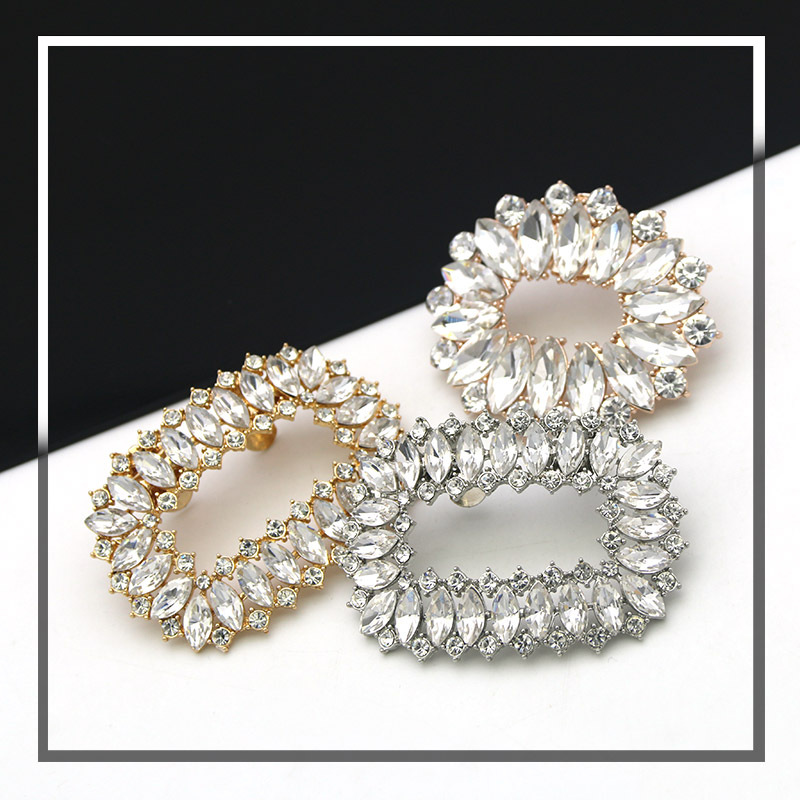 Material del zapato joyería decoración del dedo del pie hebilla del zapato de diamantes de imitación zapato extraíble flor hebilla zapatos de cristal flor delantera zapatos de tacón alto Accesorios