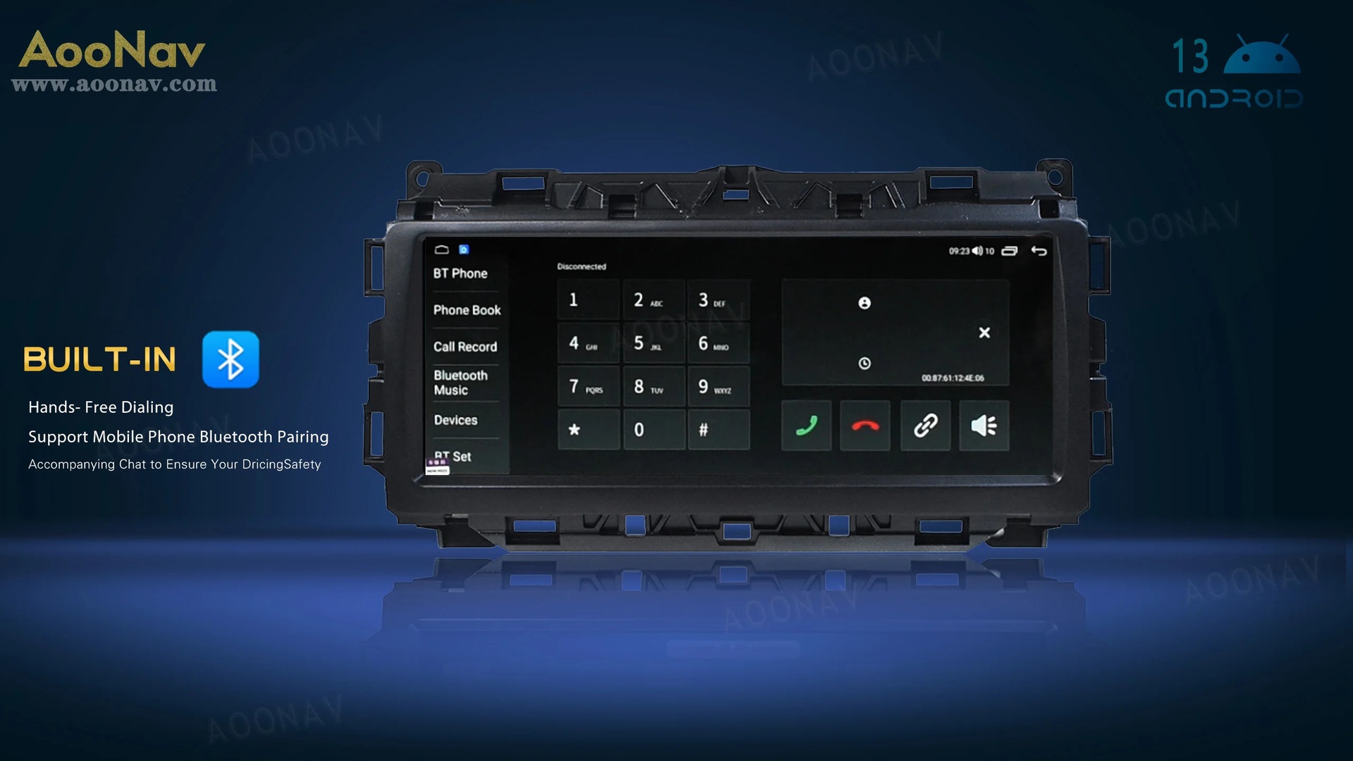 10.25 Car Radio Suitable for Jaguar Xf Xfl 2016-2019 Modified Large-Screen Carplay Navigation System