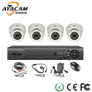 Full HD 2MP AHD KIT 4CH H.265 DVR  Security CCTV���b�z���^